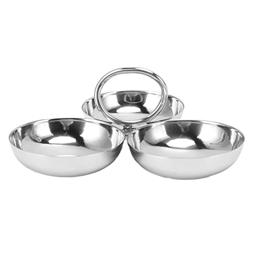 Assiette à collation compacte en acier pour camping et pique-nique - 2