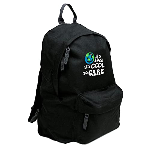 DreamRoots Rucksack Schwarz Schule 18 l - Rucksack Schule Teenager Mädchen 31x42 x21 cm - Lässig Schulranzen - Schulrucksack Mädchen Teenager - Schulrucksack Teenager - Mädchen Rucksack Teenager Cover