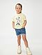 Koton Babygirl Jean Shorts Elastic Waistband Pocket Detail Cotton