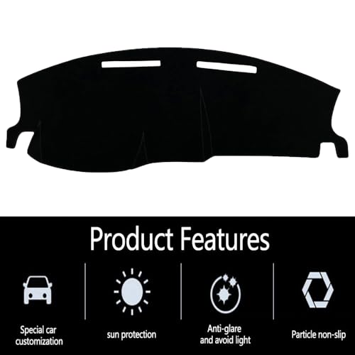 DoDowny Dashboard Cover for Dodge Charger 2008-2010,Anti-Glare Sun Shield,Non-Slip Custom Fit Dash Mat,Interior Protector,Microsuede by DoDowny - Used condition - Image 2