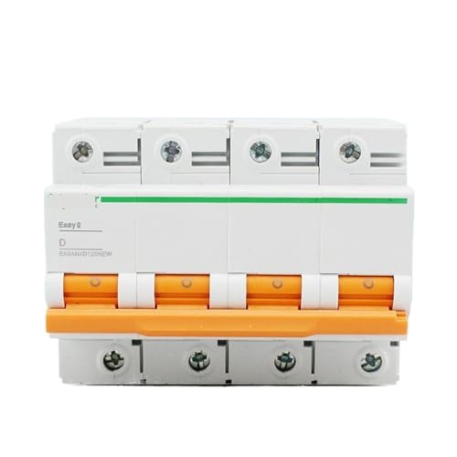 Interruptor disyuntor E9 tipo D de 100A evita cortes por arranques pesados 4p