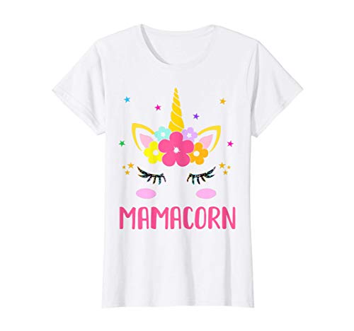 Mujer Funny Mamacorn Unicorn Costume Mom Mother's Day Camiseta