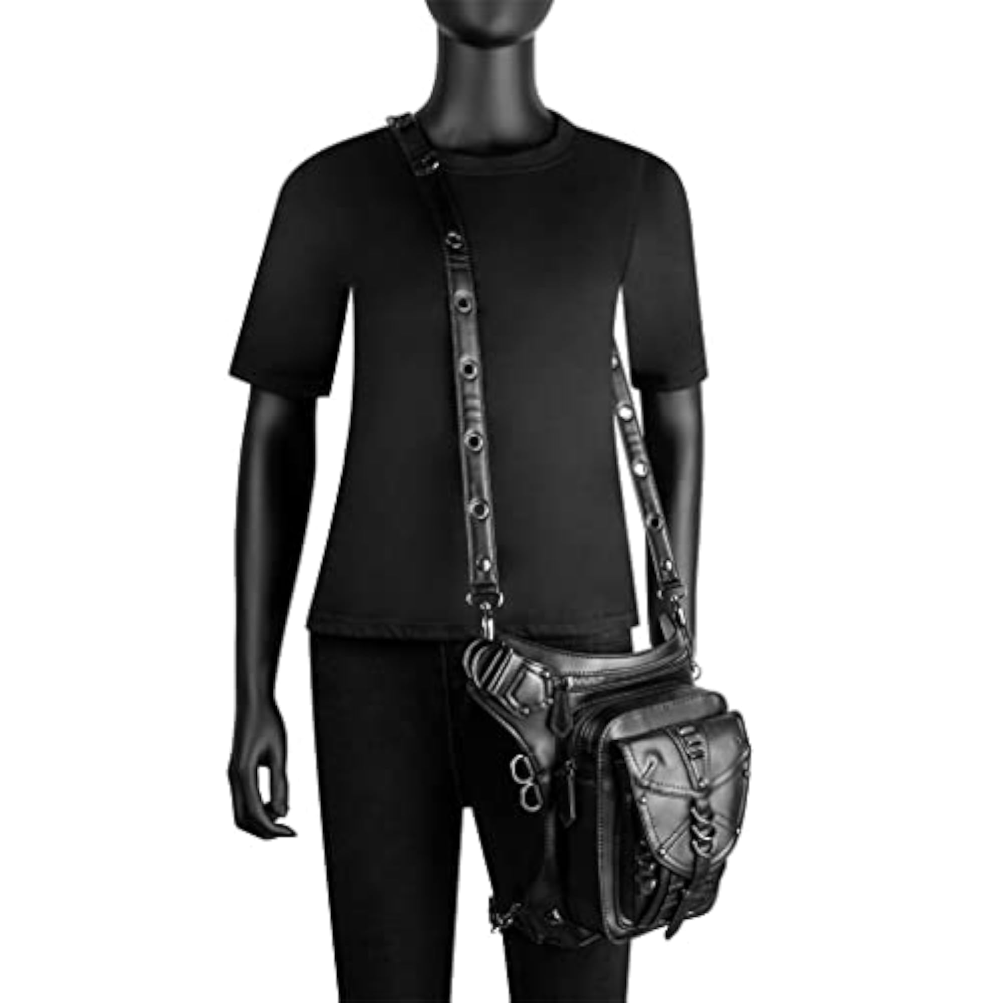 Gothic Steampunk Waist Bag Fanny Pack, Retro Style