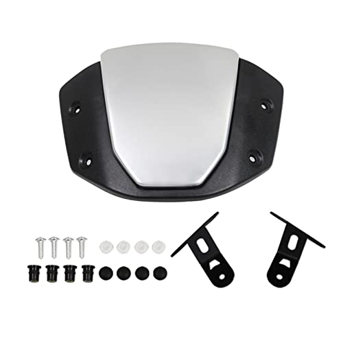 Image of Generic Motorcycle Windshield Wind Deflector for Honda Cb300R Windproof Silver