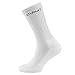 Stuburt Golf SBSOCK1183 Mens Crew Golf Socks, Pack Of 3 Pairs, White, One Size
