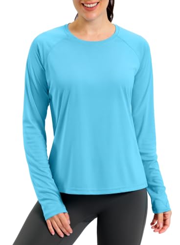 Image of UPF 50+ Sun Shirt for Women Long Sleeve Quick Dry UV Protection Hiking Top