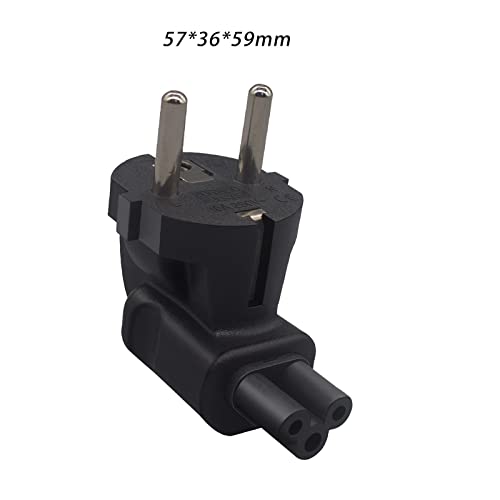 Image of EU 4.8mm to IEC 320 C5 Adapter Converter for Laptop Printer Notebook Durable