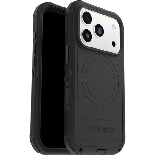 Otterbox Defender Series Pro MagSafe Funda para iPhone 17 Pro, a Prueba de Golpes, a Prueba de caídas, ultrarresistente, Testada 7X con estándares Militares anticaídas, Negro, Sin Caja Retail product image