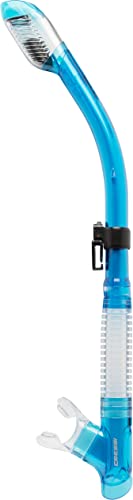 Cressi Tao Dry con válvula seca superior tubo de snorkel aquamarina anti infiltraciones