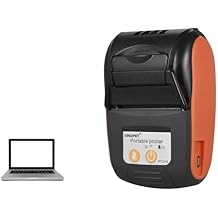 HXBER Thermal Printer, PT-210 Portable Thermal Printer Handheld 58mm Receipt Printer for Retail Stores Restaurants Factories Logistics