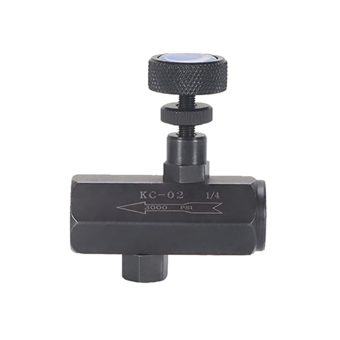 Buy YACO VALVE Flow Control Valve 1/4 inch Throttle Valve Check Valve