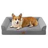 Cama ortopédica Cosy Kiss para Perros Grandes, Gris