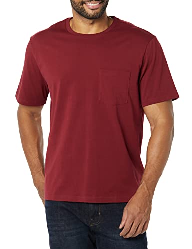 Image of Amazon Essentials Men's Short-Sleeve Crewneck Pocket T-Shirts, Pack of 2