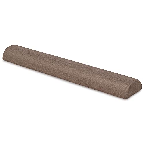 Spatium Palettenkissen Set abnehmbar Bezug wasserdicht Kaltschaum Palettenauflage Palettenpolster Palettenmöbel (Braun Kopfstütze 10x120cm)