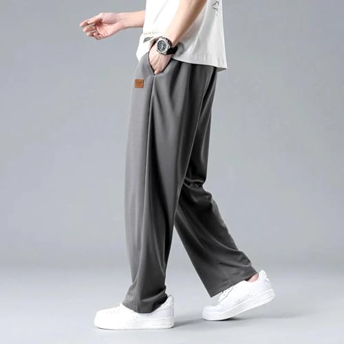 Men's Pants with Deep Pockets Loose Fit Casual Jogging Trousers for Running Workout Training Basketball Foam Slip2