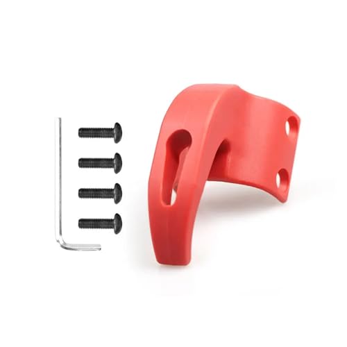 Crochet avant pour trottinette électrique Ninebot MAX G30 rouge avec outil de montage