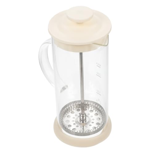 PERSELOSO 手動ミルクフォーマー ガラス ステンレス製 耐熱ミルク泡立て器