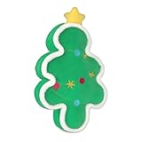 DODODOLA Dog Toys Squeaky Christmas Tree Gift Plush Dog Toys Stuffed Dog Toys with Crinkle Paper for Large Dogs Medium Puppy