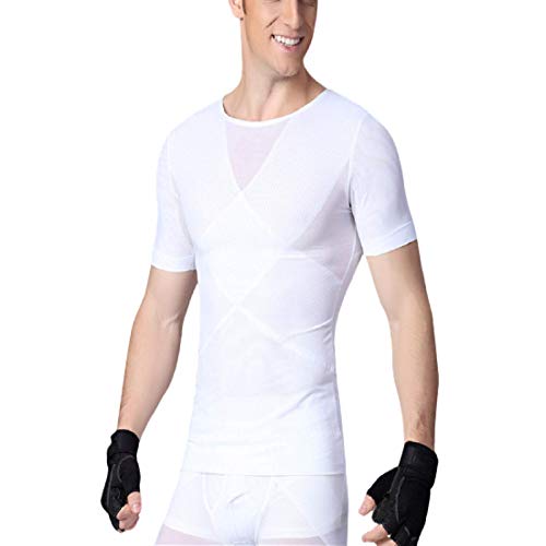 Aunt Susan Hombresfaja Reductora Mujer Y Hombre De Neopreno, Fajas Reductoras Adelgazantes, Cinturón Lumbar Abdominal para Sudar Y Adelgazar, Incluye Riñonera Deportiva RunningwhiteL