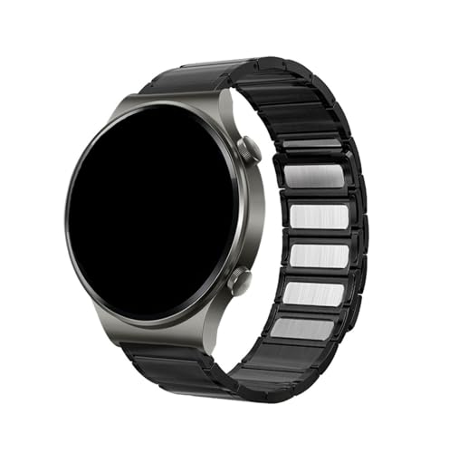 [LOKLNEYK] �����X�e�����X�|�`�F�[���x���g��҂ނɓK������Huawei GT5�^GT4�^Watch 3 Pro(Grey-2,20mm)