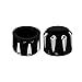 HDBUBALUS Front Axle Nut Cover Axle Caps Set Fit for Harley Sportster XL 1200 Dyna Softail Fat Boy Touring Street Road Electra Tri Glide 2 pcs Black