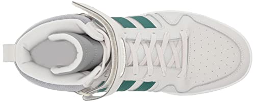 Adidas Men's Postmove Mid Basketball Shoe, Grey One/Collegiate Green/White, 11 #TOP4