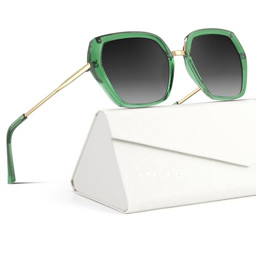 Image of ANYLUV Womens Sunglasses Polarized Sunglasses for Women, Trendy Woman Polarized Ultraviolet Protection Travel