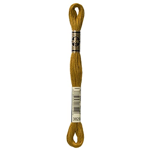 Image of DMC 6-Strand Embroidery Cotton Floss, Very Dark Old Gold