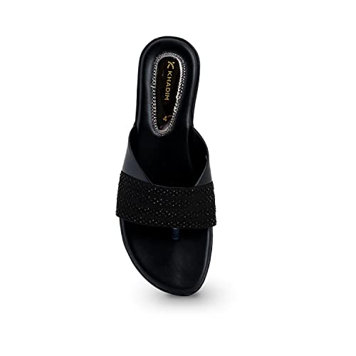Image of Khadim's Synthetic Beige Slip-On Heels For Women