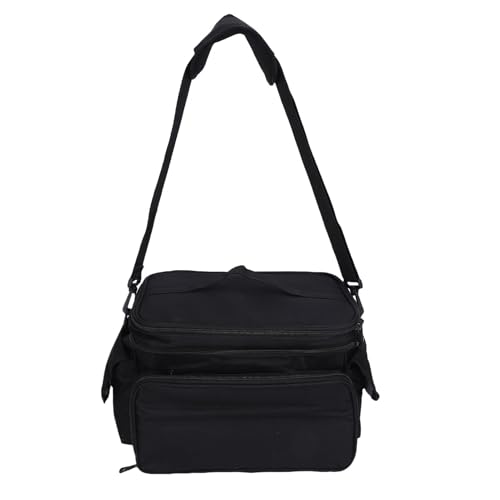 Glomora Bolsa de Almacenamiento de Suministros de Costura, Bolsa Organizadora de Accesorios de Costura de Tela Oxford de 2 Capas con 2 Divisores Desmontables para Tijeras, Alfilere