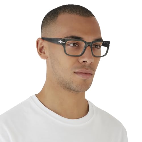 Image of Persol mens Po3315v Rectangular Prescription Eyewear Frames