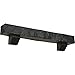 Ekena Millwork 4" H x 6" D x 84" W Hand Hewn Faux Wood Fireplace Mantel Kit w/ Ashford Corbels, Aged Ash