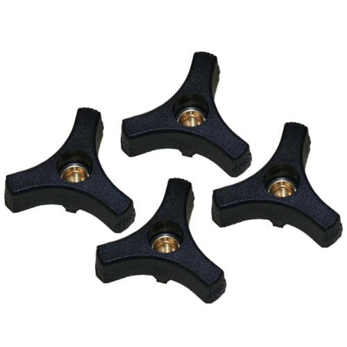 04029-03 04022-04 for Scag Mower Cover Body Panel Wing Nut 3/8-16 X 7/8 Knob GC-SSZ MAG III SM-52 SWZ-600FS GCZ-5KH, SM-52 & More (4)