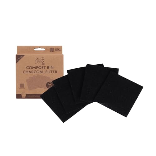 White Magic WM-EB-CKWB-CF Eco Basics Compost Bin Charcoal Filter - 5Pack