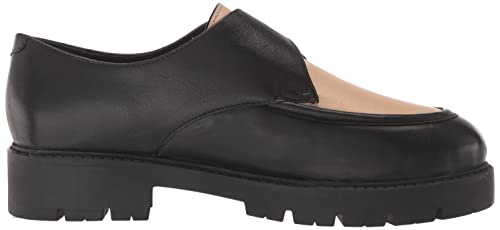 Seychelles Women's Catch Me Monk-Strap Loafer, Black/Natural, 7 #TOP5