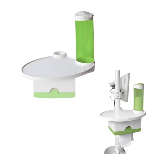 Image of Dental 3 in 1 Utility tray with Dispenser Water Cup Holder, Tissue Box & Utility Tray for Dental Implant of dental chair parts (Pack of 1 / COLOR AS PER AVAILBILITY)