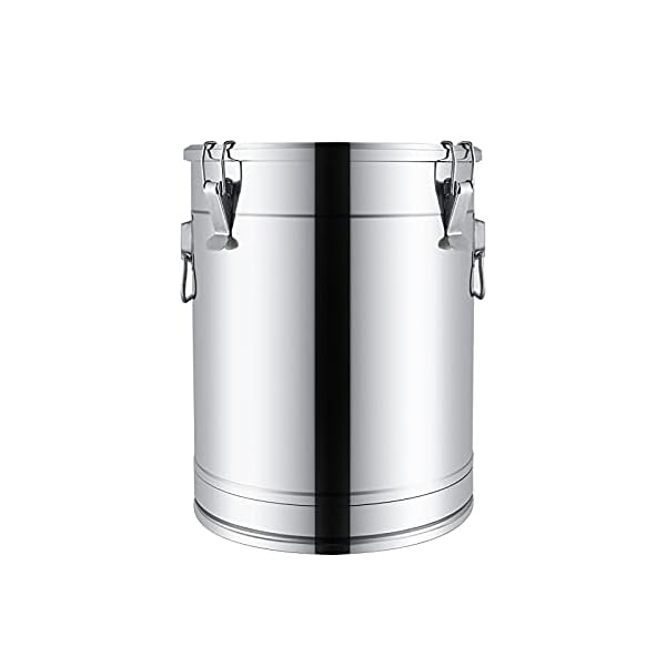 TGBYW Suppeneimer/versiegelter Eimer, Haushalt/Gewerbe Verdickter Multifunktionaler Aufbewahrungseimer Aus Edelstahl 304/Milcheimer/Ãleimer/Teeeimer (Size : 80L)