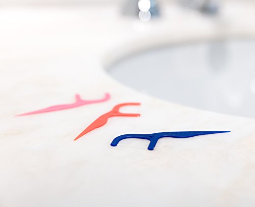 450 Disposable Floss Picks: The World's Most Convenient Floss Picks, Individually Wrapped In 4 Colors #TOP7