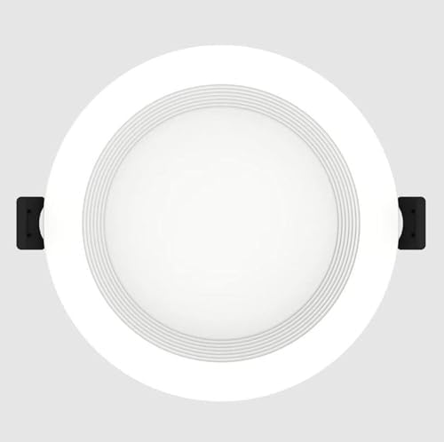 RAB Lighting WFRL-Field-Adjustable Edge-Lit LED Downlight-Canless Wafer Design-Black/White Trim-5CCT Selectable 2700K-5000K-90 CRI-Wet Rated/Dimmable for Modern Ceilings (WFRL4R99FA120WB, 1) image 3