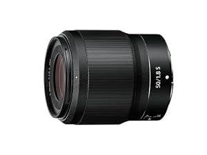 Nikon NIKKOR Z 50mm f/1.8 S | Premium Large Aperture Prime Lens (nifty Fifty) for Series mirrorless Cameras | USA Model, Black