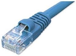 Ziotek Cat6 Patch Cable, W/Boot 3Ft, Blue