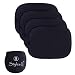 Styles II Car Window Sun Shade (4 Pack) 19"x14" Cling Sunshade For Car Windows - Sun, Glare And UV Rays - 80 GSM Maximum Protection For Your Child - Baby Side Window Car Shades + Free Manicure Set
