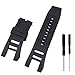 CACA for Invicta Watch Bands Rubber Silicone Watch Band/Strap Replacement Men for Invicta Subaqua Noma IV - Black Invicta Watch Strap