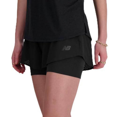 new balance(ニューバランス) レディース ショートパンツ 短パン RC シームレスブリーフ2in1 3インチショーツ ランニング (WS41287)