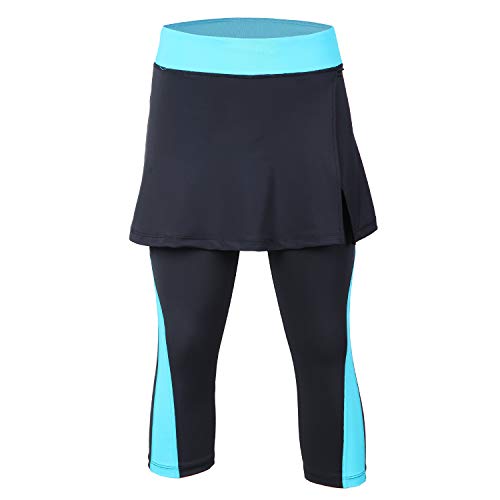 Image of ANIVIVO Skirted Legging for Women, Yoga Legging with Skirts &Women Tennis Leggings Clothes Pockets