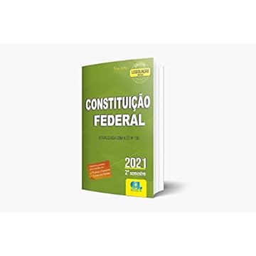 Capa do livro Constituição Federal 2021 - 4ª Edição - 2º Semestre - Comec 110 - Série Neon