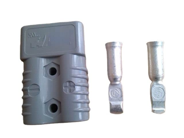 Clavija de carga SB 175A 600V gris con contactos de alta conductividad