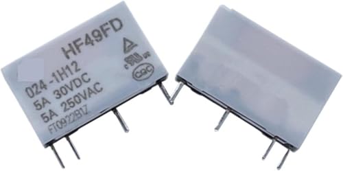 Relay Control Relays HF49FD 012-1H11 12V 5A à 4 broches pour circuits imprimés