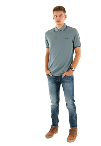 Fred Perry Polos mm3600 z56 stockportblu/NVY, azul, S