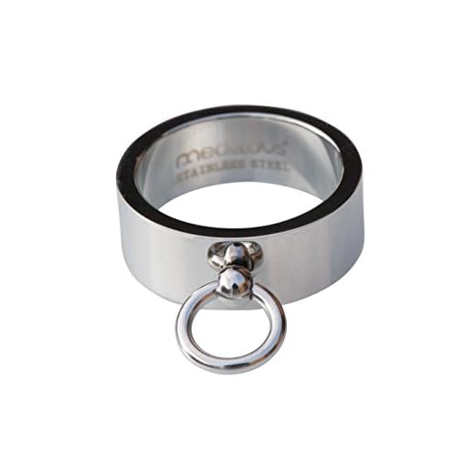 meditoys - 'Ring der O' in Edelstahl (high polished), Finger-Ring Damen Herren